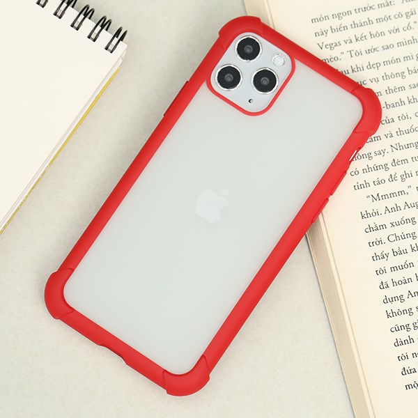 Ốp lưng iPhone 11 Pro Nhựa dẻo Paint Anti Shock TPU Case COSANO Đỏ