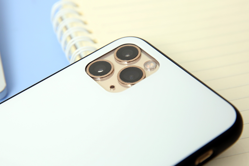 Ốp lưng iPhone 11 Pro Max Nhựa cứng viền dẻo Glass Duo JM