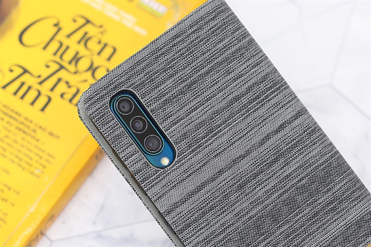 Ốp lưng Galaxy A50/A50s Nắp gập Denim II JM Màu Xám