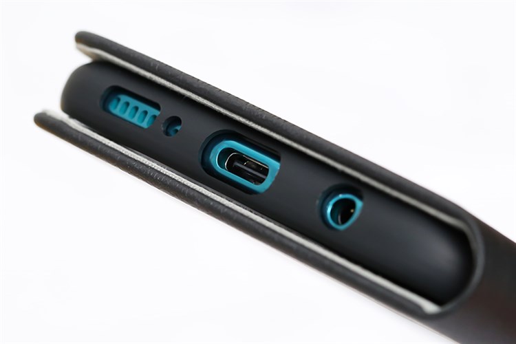 Ốp lưng Galaxy A50/A50s Nắp gập Denim II JM Màu Xám