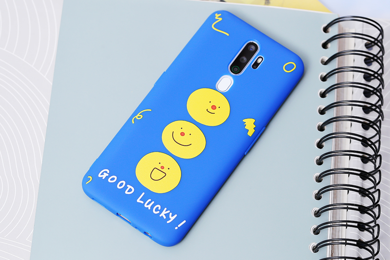 Ốp Lưng Oppo A5 Nhựa Dẻo Uv Printing Osmia Ckac247 May Mắn Navy