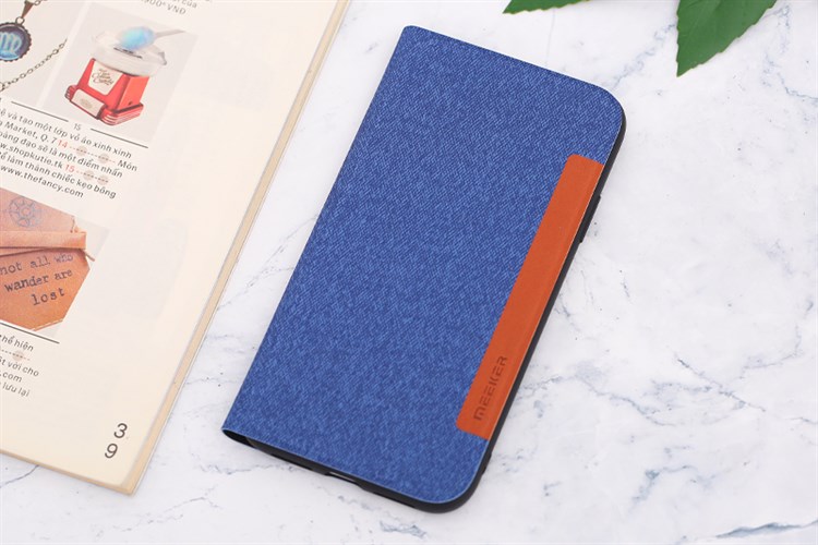 Ốp lưng iPhone 11 Nắp gập Flip TKSF1005 MEEKER Jean Màu Xanh Navy