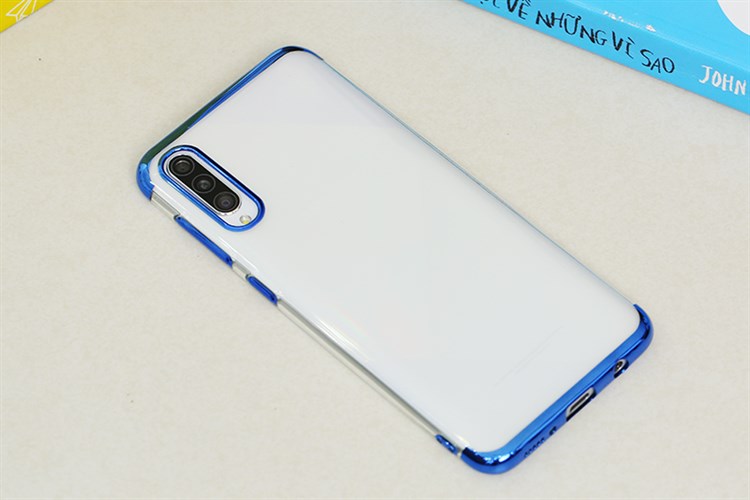 Ốp lưng Galaxy A50/A50S Nhựa dẻo Electroplate T&B OSMIA Màu Xanh Navy