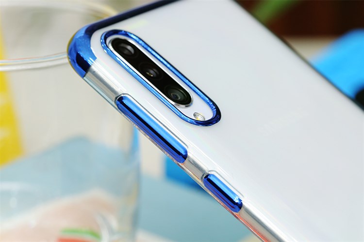 Ốp lưng Galaxy A50/A50S Nhựa dẻo Electroplate T&B OSMIA Màu Xanh Navy