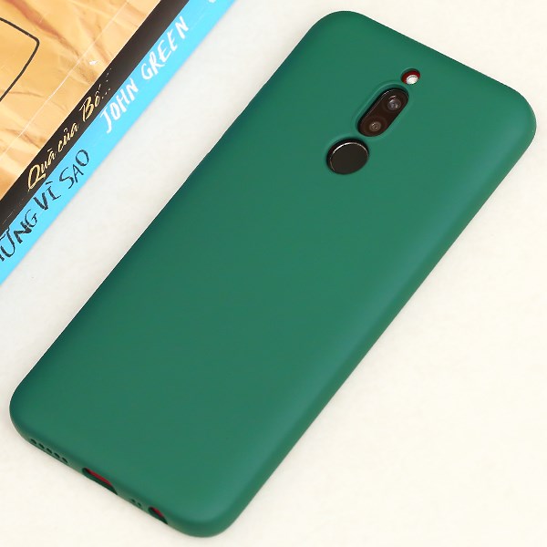 Mua Ốp lưng Redmi nhựa dẻo Silicone Felt Cover COSANO Xanh