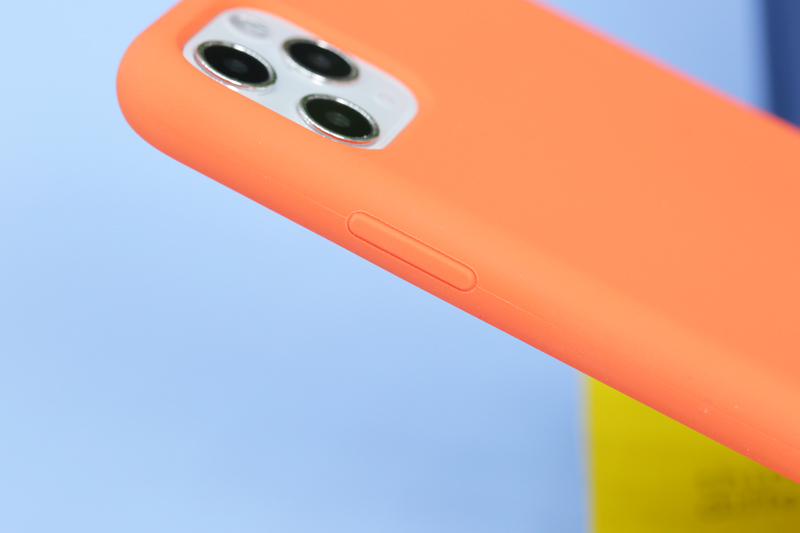 Ốp lưng iPhone 11 Pro Max Nhựa dẻo LIQUID SILICONE B JM Clementine (Cam)