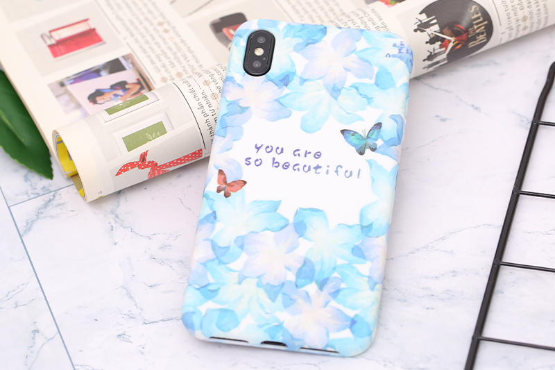 Ốp lưng iPhone XS Max Nhựa dẻo Water printing TPU MEEKER TSKB415 Xinh đẹp