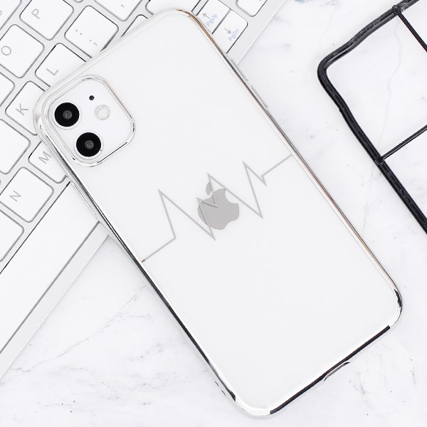 Ốp lưng iPhone 11 Nhựa dẻo TPU Electroplating Heartbeat COSANO