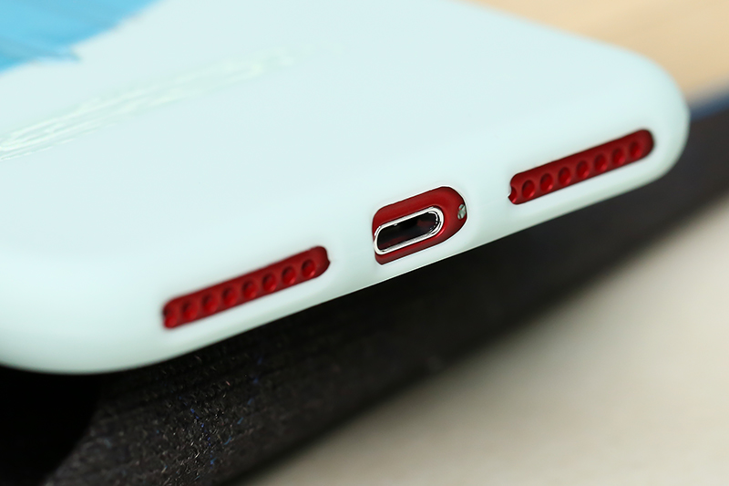 Ốp lưng iPhone 7/8+ Nhựa dẻo Emboss printing MEEKER TSKB710 Cá voi