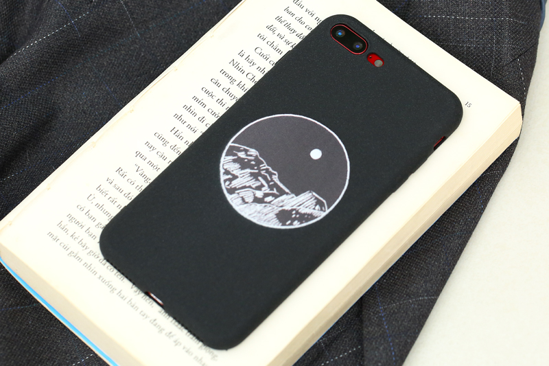 Ốp lưng iPhone 7/8+ Nhựa dẻo Sandy printing soft TPU MEEKER CN112509 Núi