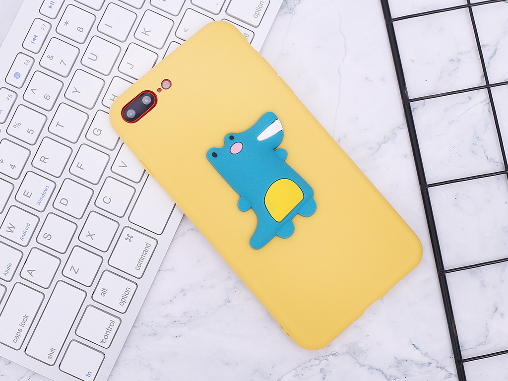 Ốp lưng iPhone 7/8+ Nhựa dẻo Cartoon TPU OSMIA CKAC453 Khủng long