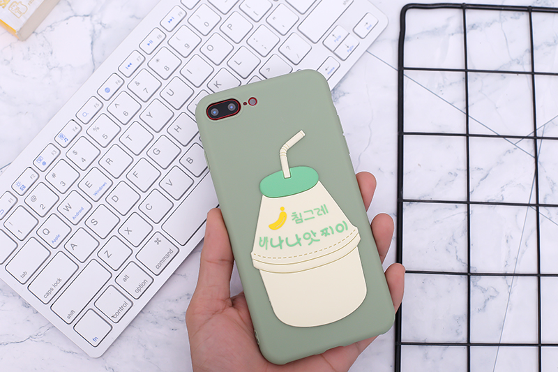 Ốp lưng iPhone 7/8+ Nhựa dẻo Cartoon TPU OSMIA CN3190927 Yogurt