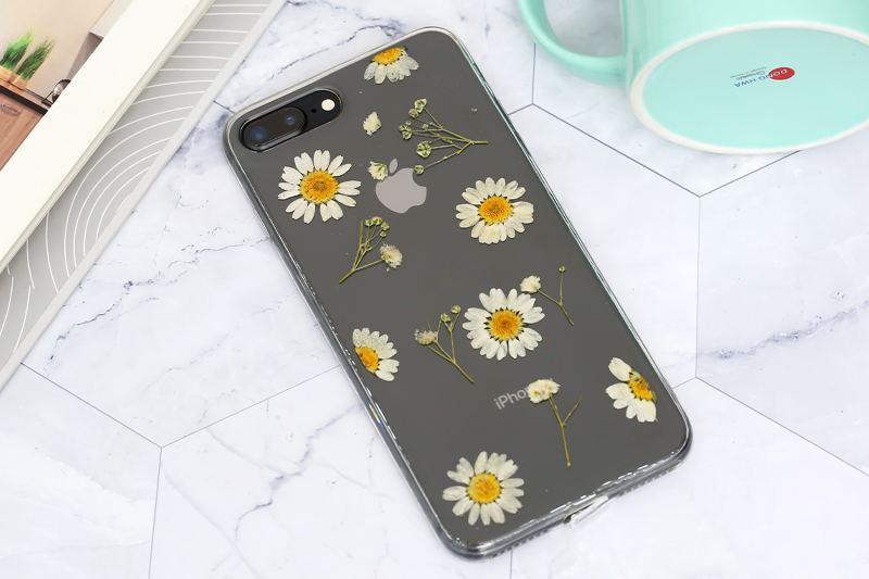 Ốp lưng iPhone 7/8+ Nhựa dẻo EPOXY II JM JML058 Hoa Daisy