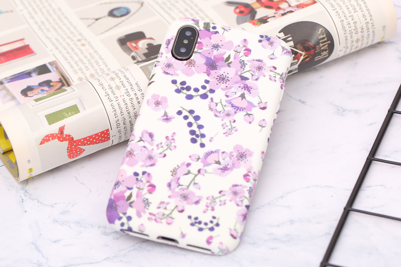 Ốp lưng iPhone X/Xs Nhựa dẻo water printing soft TPU MEEKER CN132509 Hoa dây