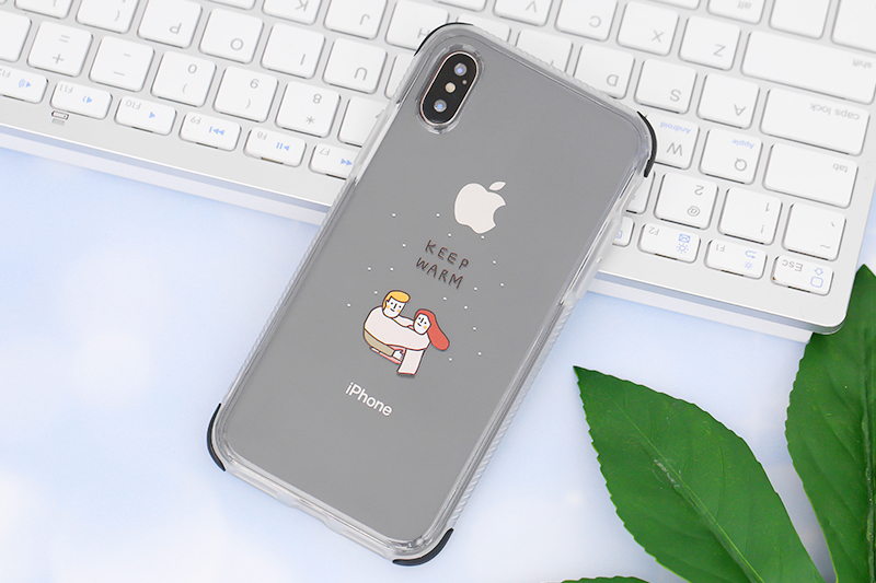 Ốp lưng iPhone X/Xs Nhựa dẻo printing Clear TPU OSMIA CN5190927 Giữ ấm