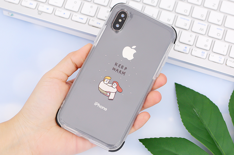 Ốp lưng iPhone X/Xs Nhựa dẻo printing Clear TPU OSMIA CN5190927 Giữ ấm