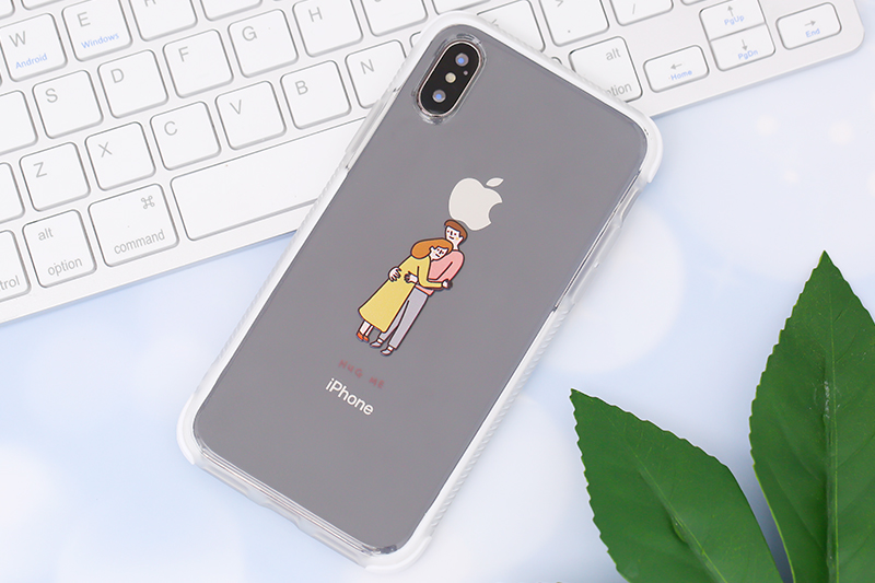 Ốp lưng iPhone X/Xs Nhựa dẻo printing Clear TPU OSMIA CN6190927 Ôm tôi