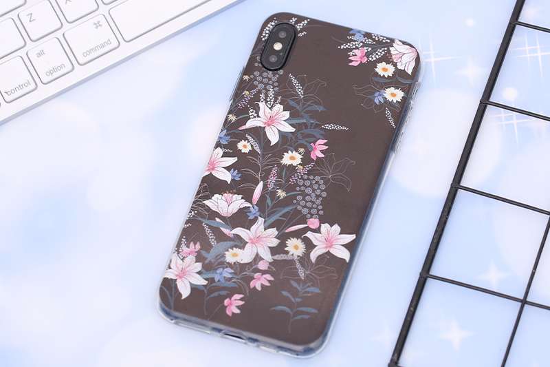 Ốp lưng iPhone XS Max Nhựa dẻo Printing Clear TPU MEEKER CN52509 Lys