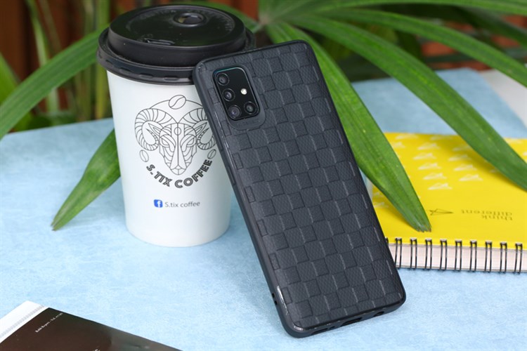 Ốp lưng Galaxy A51/A31 Nhựa dẻo Portude JM Màu Đen