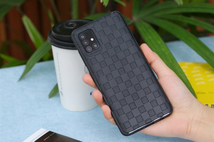 Ốp lưng Galaxy A51/A31 Nhựa dẻo Portude JM Màu Đen