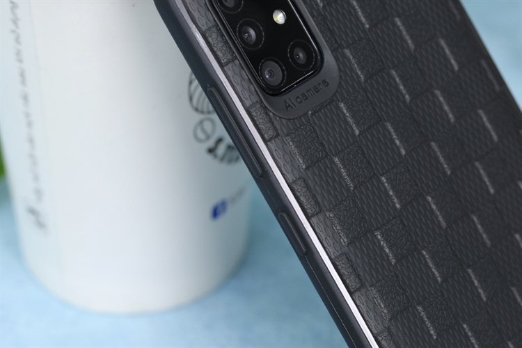 Ốp lưng Galaxy A51/A31 Nhựa dẻo Portude JM Màu Đen