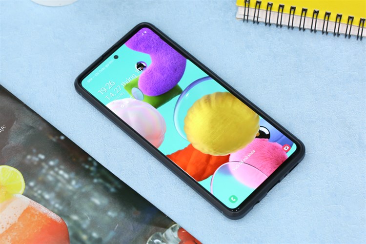 Ốp lưng Galaxy A51/A31 Nhựa dẻo H Shape TPU COSANO Màu Đen