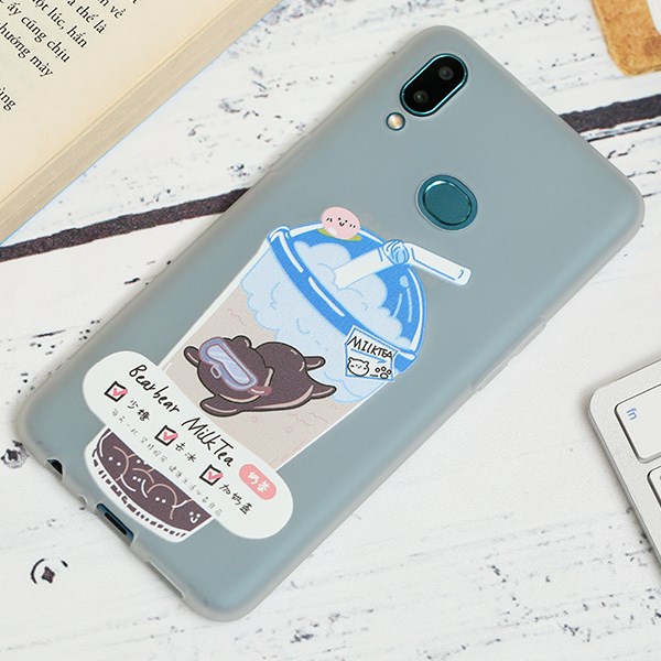 Ốp lưng Galaxy A10S Nhựa dẻo CLEAR TPU Printing MEEKER TSKC549