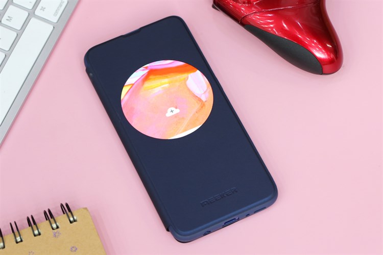 Ốp lưng Galaxy A70 Nhựa dẻo Techflip IV MEEKER Navy Màu Xanh Navy