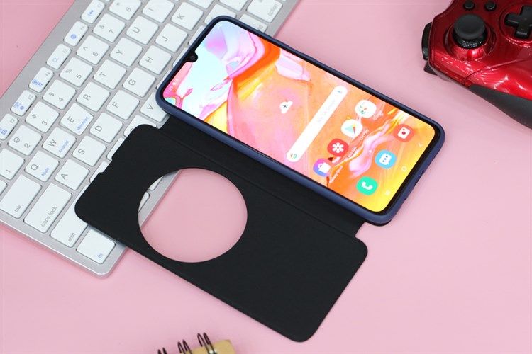 Ốp lưng Galaxy A70 Nhựa dẻo Techflip IV MEEKER Navy Màu Xanh Navy