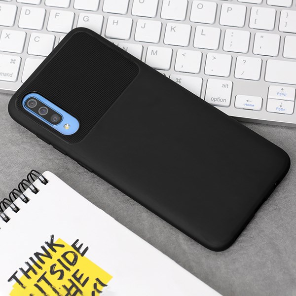 Ốp lưng Galaxy A70 nhựa dẻo MIRIGE JM Đen