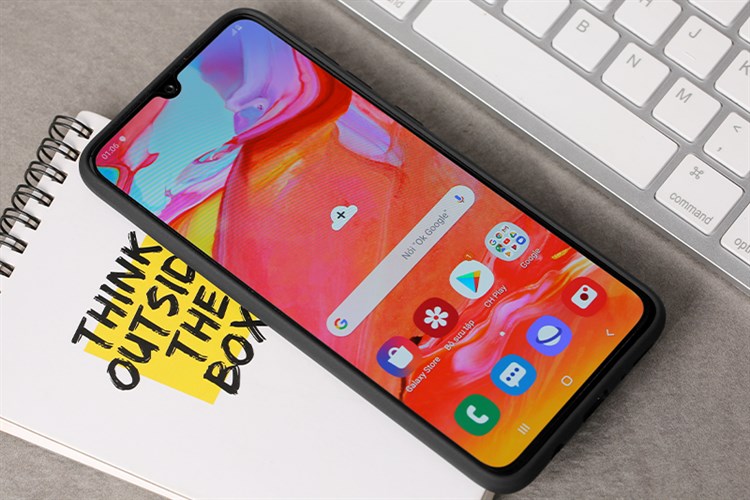 Ốp lưng Galaxy A70 nhựa dẻo MIRIGE JM Đen Màu Đen