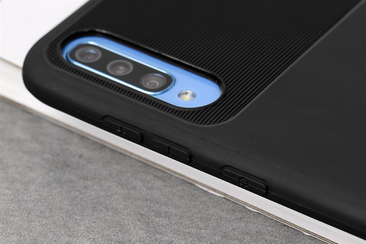 Ốp lưng Galaxy A70 nhựa dẻo MIRIGE JM Đen Màu Đen
