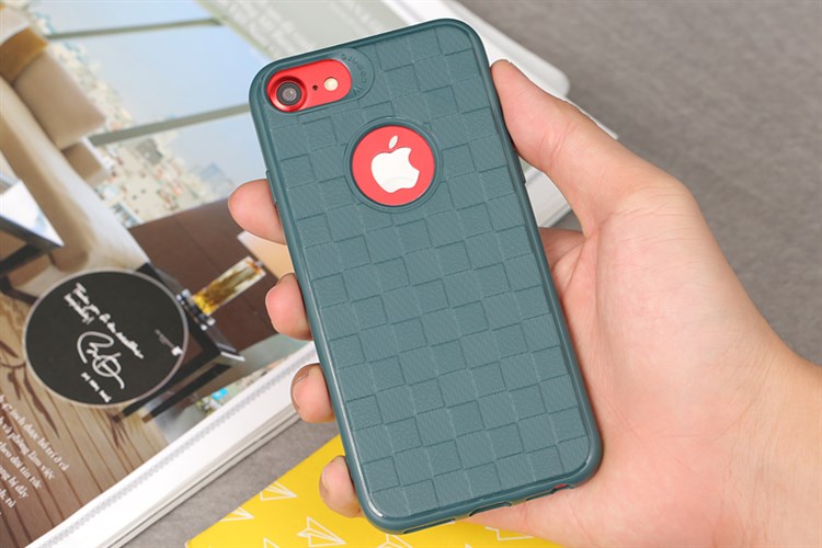 Ốp lưng iPhone 7/8 Nhựa dẻo Portude JM Màu Xanh lá