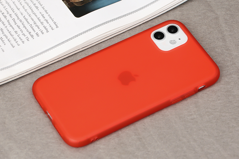 Ốp lưng iPhone 11 Nhựa dẻo Jelly Silicone JM Đỏ - giá rẻ