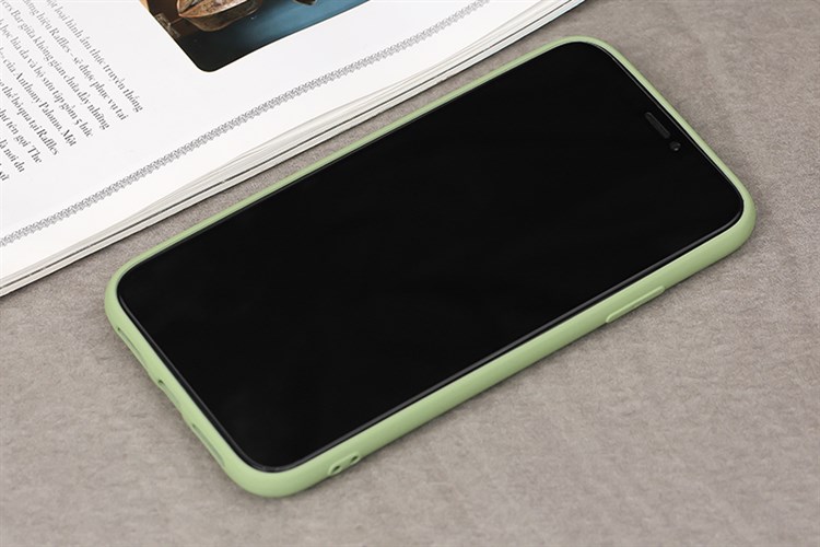 Ốp lưng iPhone 11 Nhựa dẻo Luggage Kick JM Màu Xanh mint