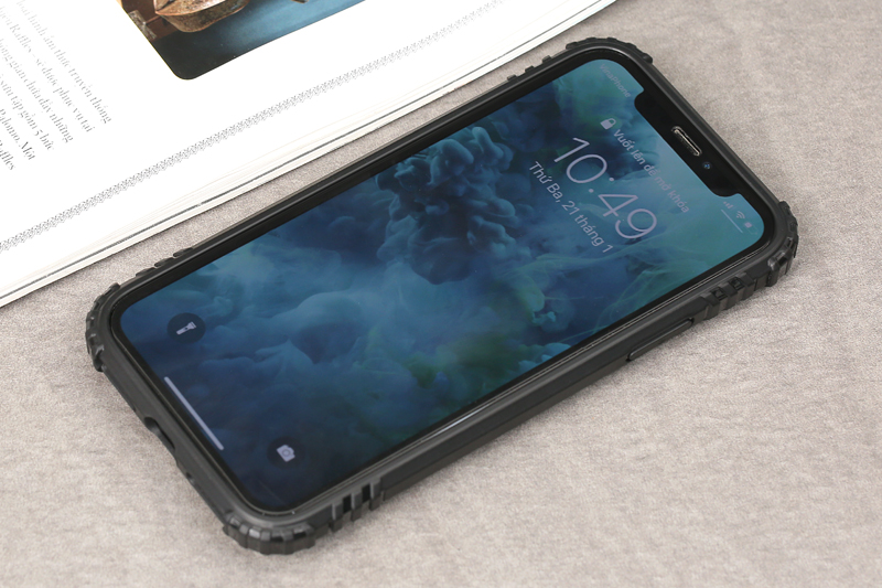 Ốp lưng iPhone X/Xs Nhựa dẻo Mitter JM Đen - giá rẻ