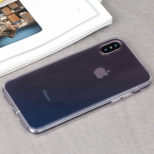 Ốp lưng iPhone X/Xs nhựa cứng viền dẻo Berty I JM Hồng xanh