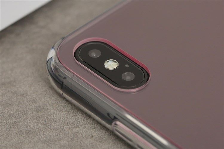 Ốp lưng iPhone XS Max Nhựa cứng viền dẻo Berty I JM Màu Hồng