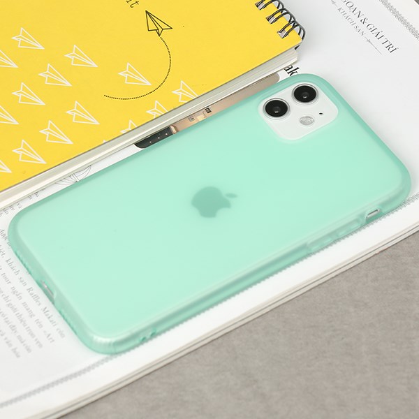 Ốp lưng iPhone 11 Nhựa dẻo Jelly Silicone JM Mint - giá rẻ