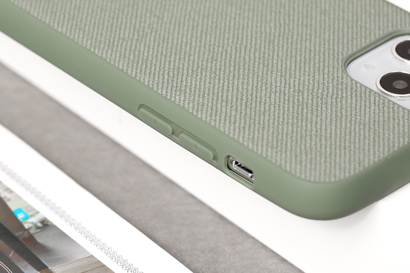 Ốp lưng iPhone 11 Pro Nhựa dẻo Tex II JM Pine green