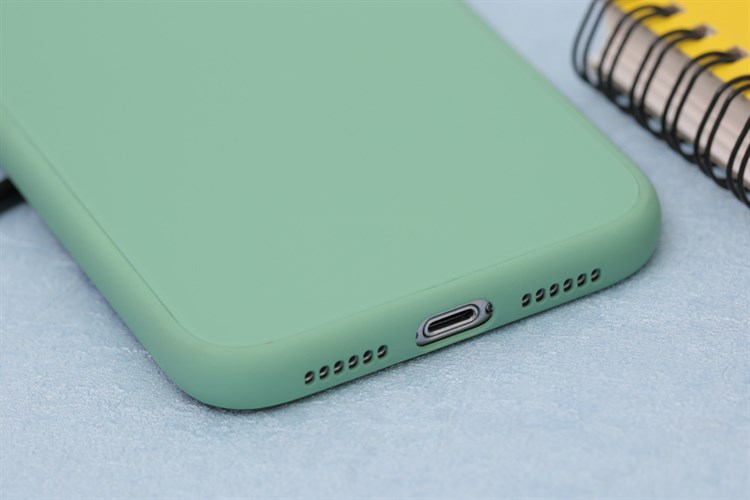 Ốp lưng iPhone 11 Nhựa cứng viền dẻo OSMIA Tempered Glass silk Màu Xanh Bạc Hà