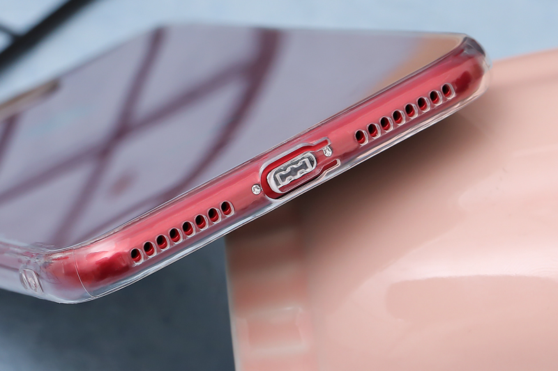 Ốp lưng iPhone 7 Plus/ 8 Plus Nhựa cứng viền dẻo Metalic MEEKER