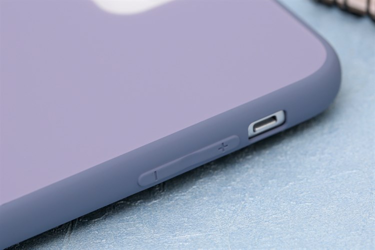 Ốp lưng iPhone 11 Nhựa cứng viền dẻo Tempered Glass silk OSMIA Lavender Màu Tím