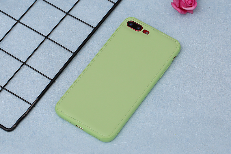 Ốp lưng iPhone 7 Plus/ 8 Plus Nhựa cứng viền dẻo PU Candy OSMIA Hà