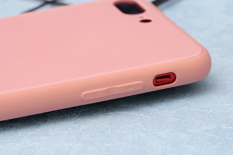 Ốp lưng iPhone 7 Plus/ 8 Plus Nhựa cứng viền dẻo Tempered Glass silk OSMIA