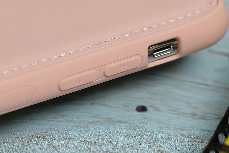 Ốp lưng iPhone 11 Pro Max Nhựa cứng viền dẻo PU Candy OSMIA