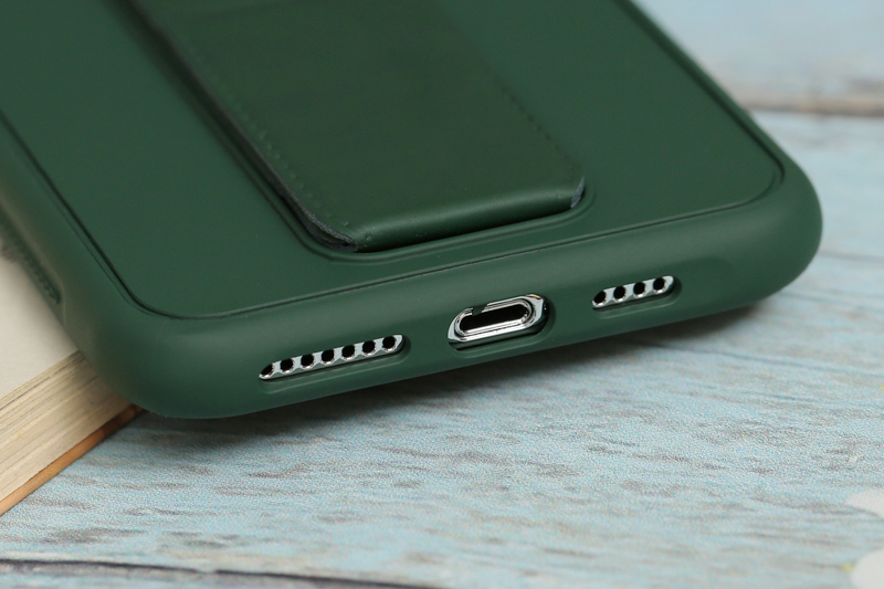 Ốp lưng iPhone 11 Pro Max Nhựa cứng viền dẻo PU Stander OSMIA