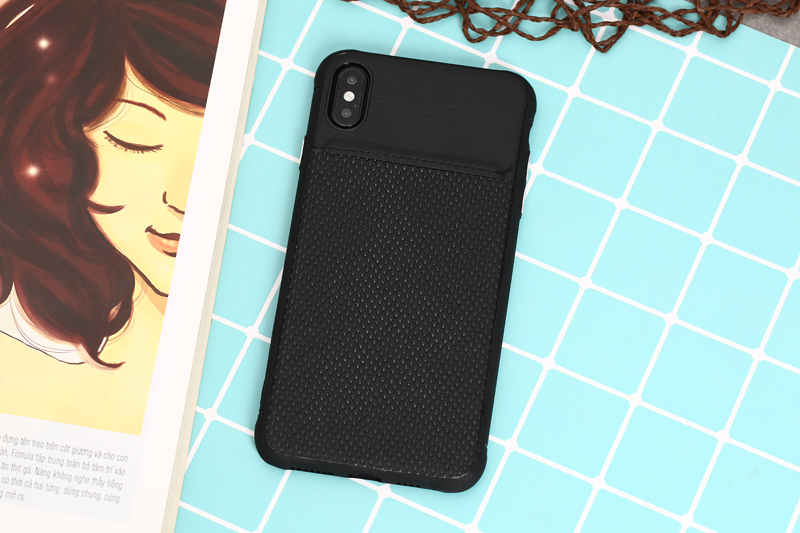 Ốp lưng iPhone XS Max Nhựa dẻo Cave PU Case COSANO