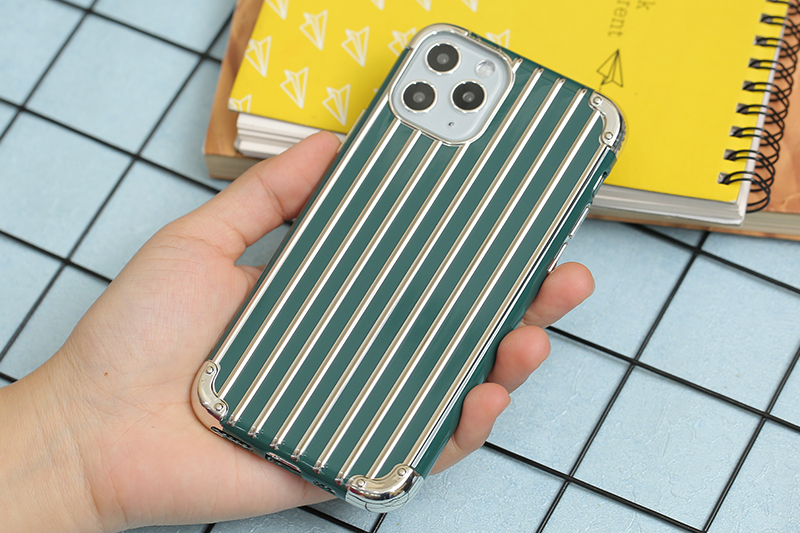 Ốp lưng iPhone 11 Pro Nhựa dẻo Electroplating Luggage Case COSANO