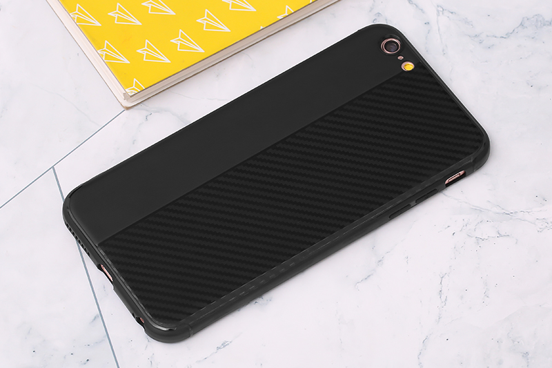 Ốp lưng iPhone 6/6S+ Nhựa dẻo Carbon Mix OSMIA